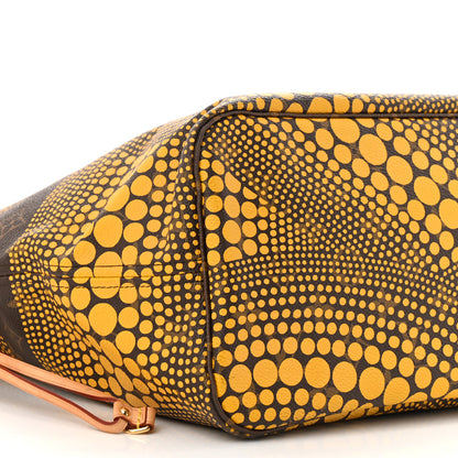 Louis Vuitton Monogram Kusama Waves Neverfull MM Yellow 8 of 9