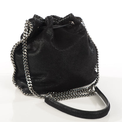 Stella McCartney Shaggy Deer Small Falabella Bucket Bag Black 3 of 6