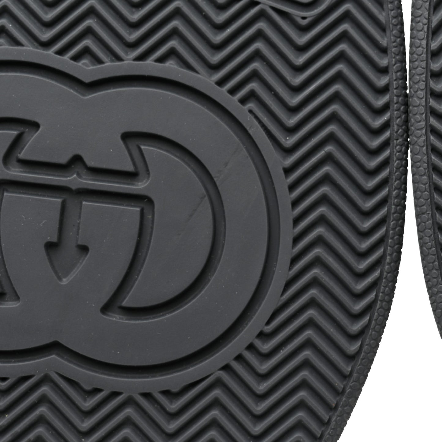 Textured Dollar Calfskin GG Supreme Monogram Mens Chunky Sneakers 12 Graphite Grey Black Grey