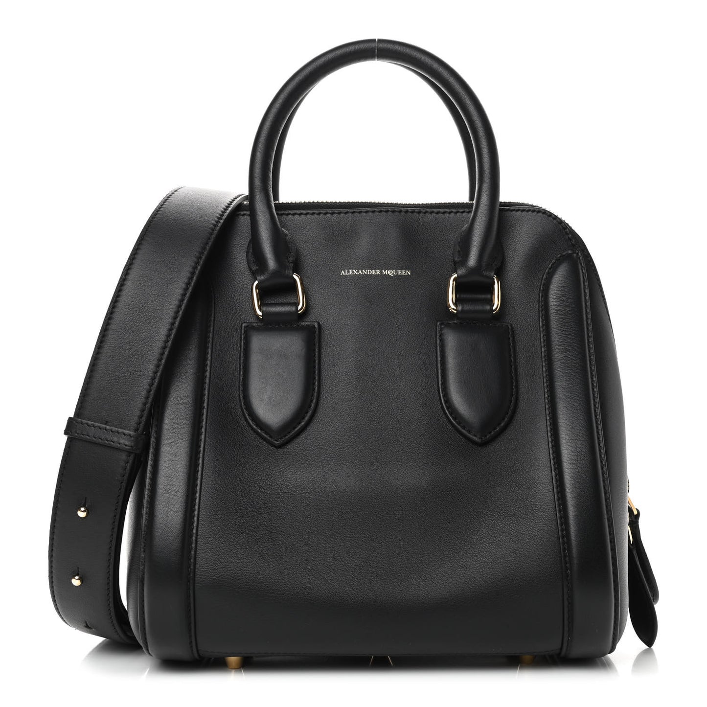 Calfskin Heroine Handbag Black