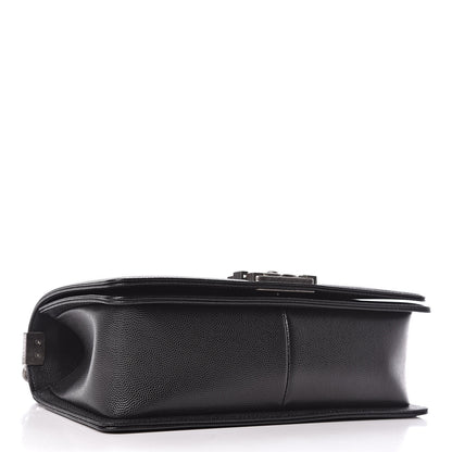 Chanel Caviar Quilted Medium Boy Flap Black 4 of 11