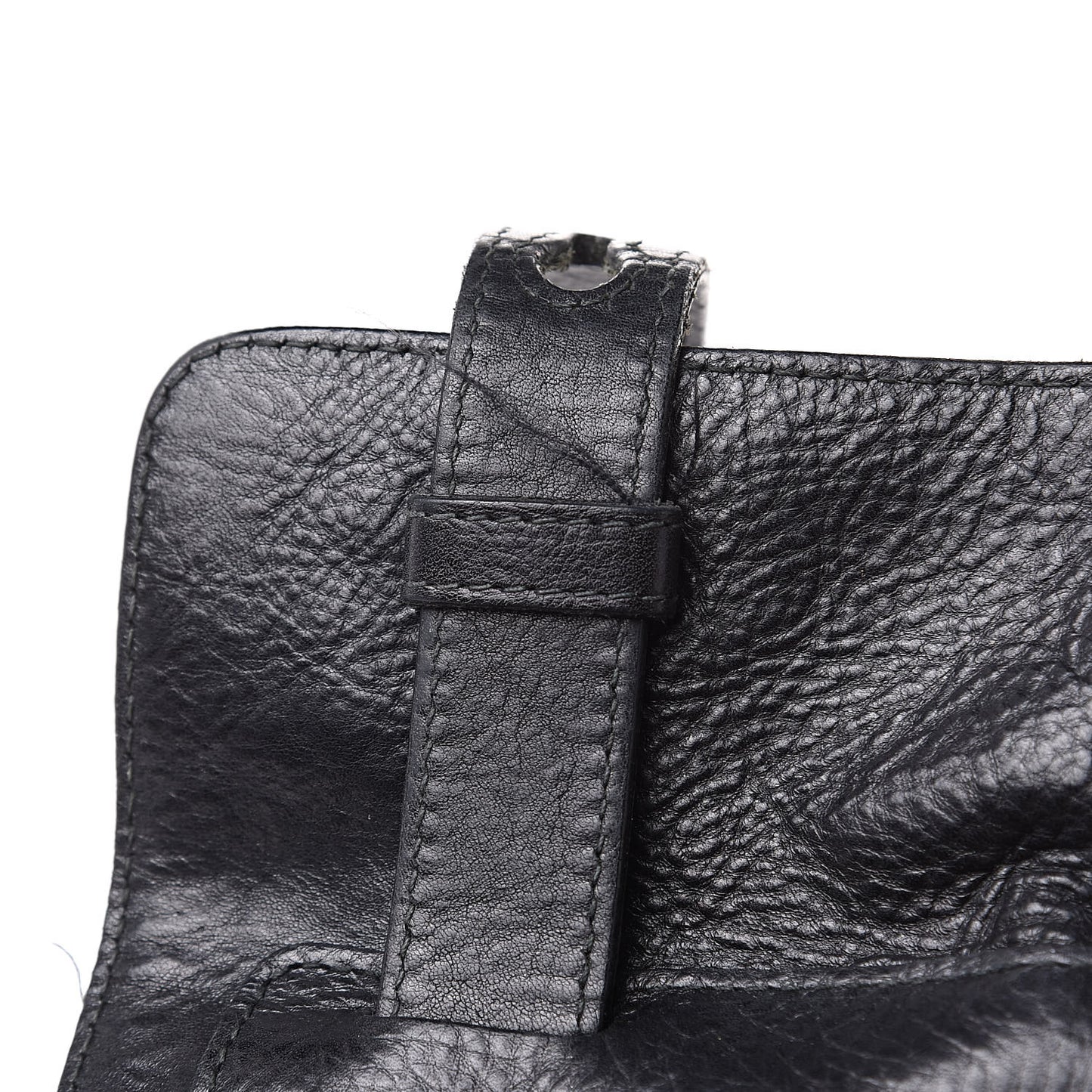 Calfskin Canvas Medium Muse Two Black