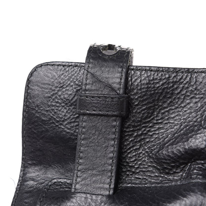 Saint Laurent Calfskin Canvas Medium Muse Two Black 12 of 22