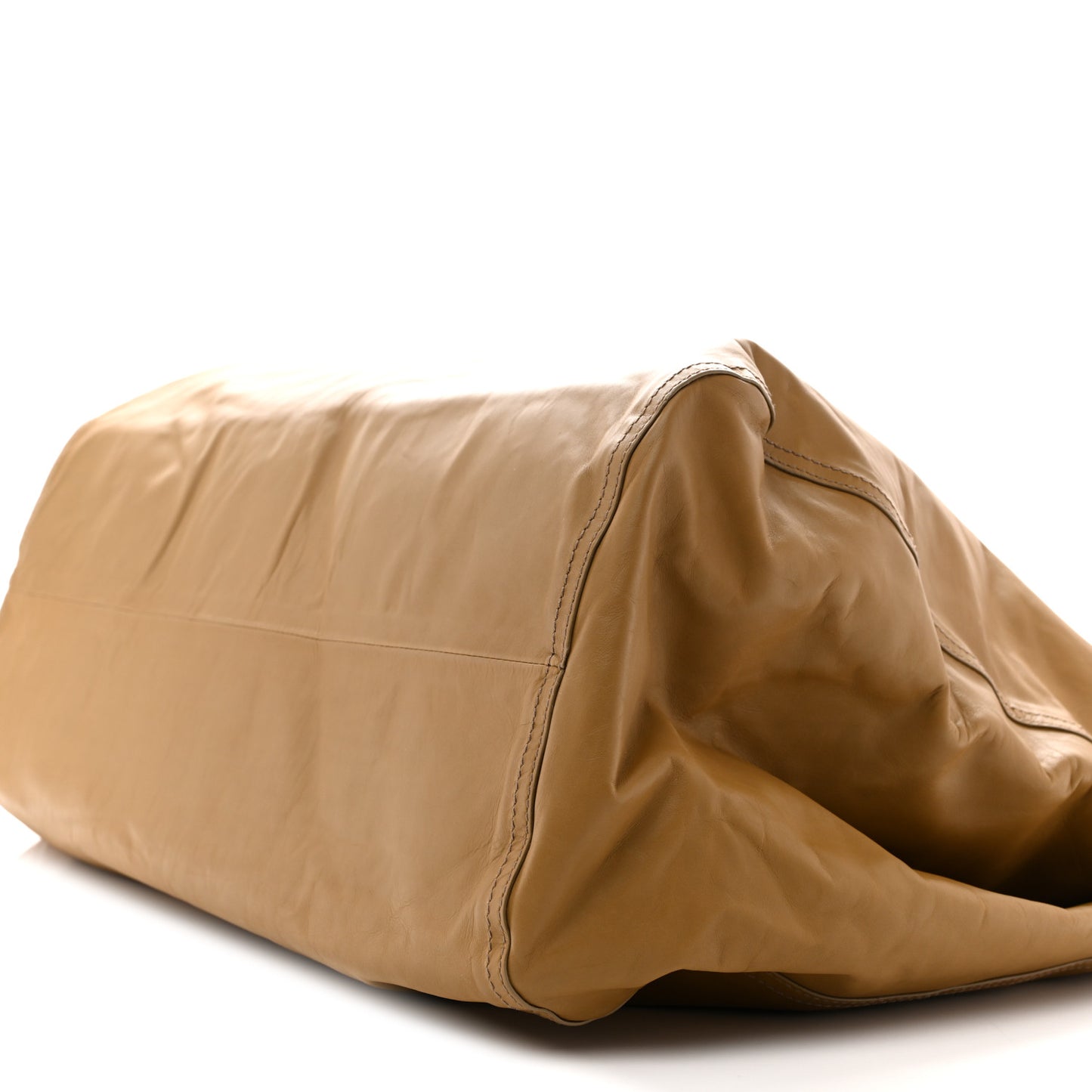Waxy Nappa Tote Bronze