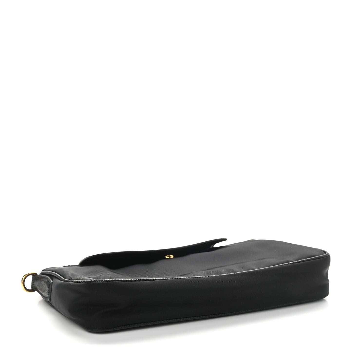 Tessuto Nylon Saffiano Crossbody Bag Black