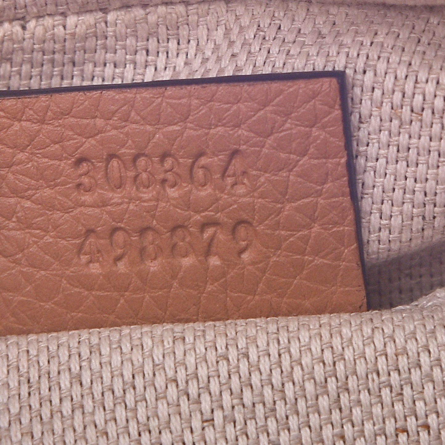 Pebbled Calfskin Small Soho Disco Bag Camelia