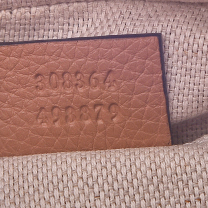 Gucci Pebbled Calfskin Small Soho Disco Bag Camelia 7 of 7