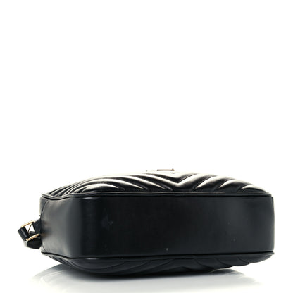 Saint Laurent Calfskin Matelasse Monogram Lou Camera Bag Black 3 of 10