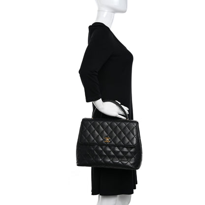 Chanel Caviar Quilted Jumbo Kelly Flap Black 2 of 10