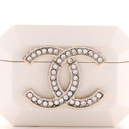 Chanel Resin Crystal Pearl Airpod Pro Case Necklace Gold White Pearly Black 4 of 7