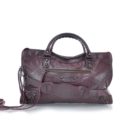 Balenciaga Chevre City Bordeaux 1 of 10