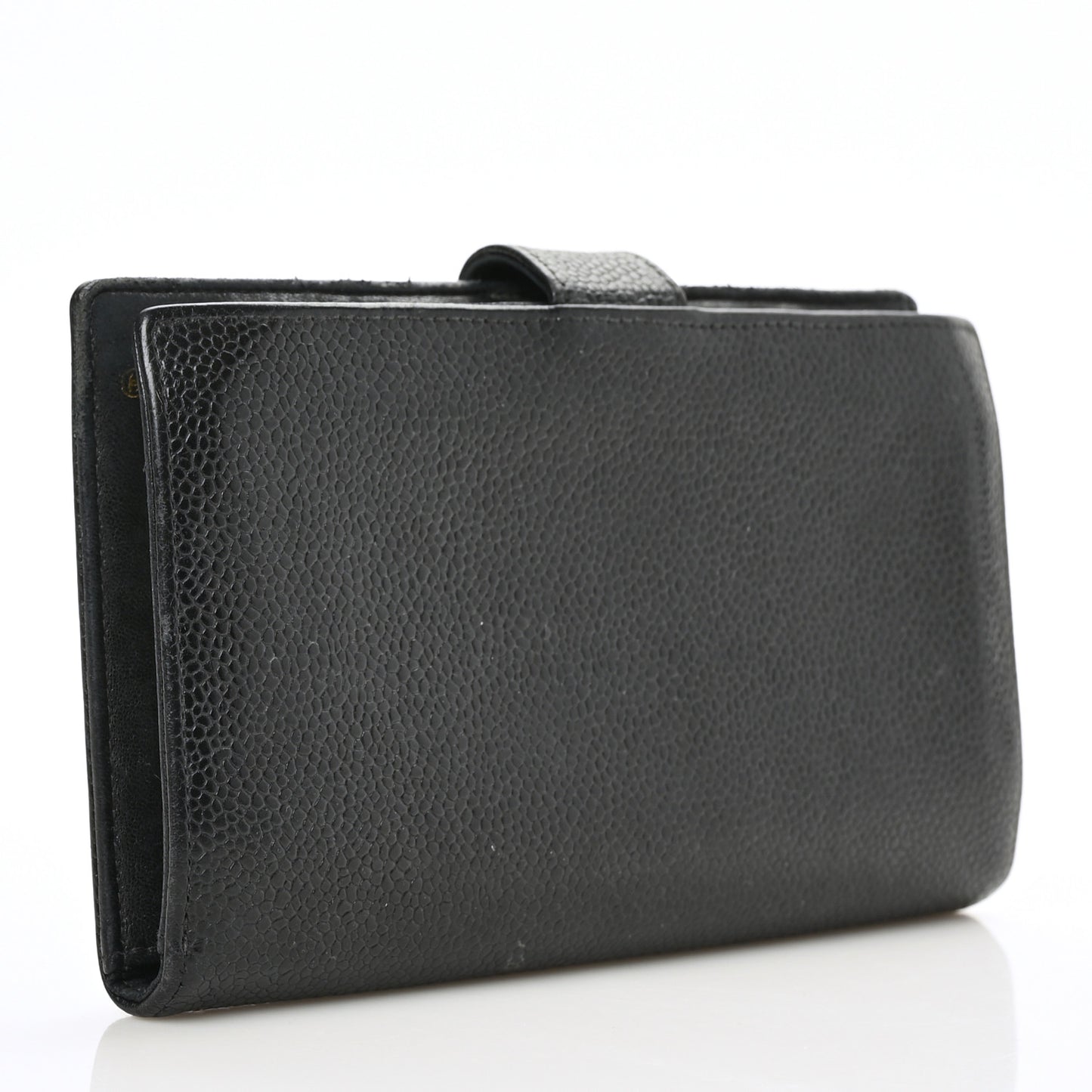 Caviar Timeless CC French Wallet Black