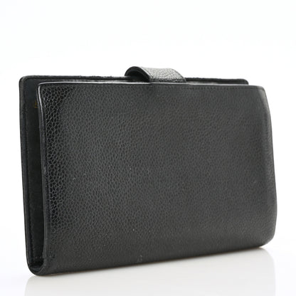 Chanel Caviar Timeless CC French Wallet Black 3 of 8