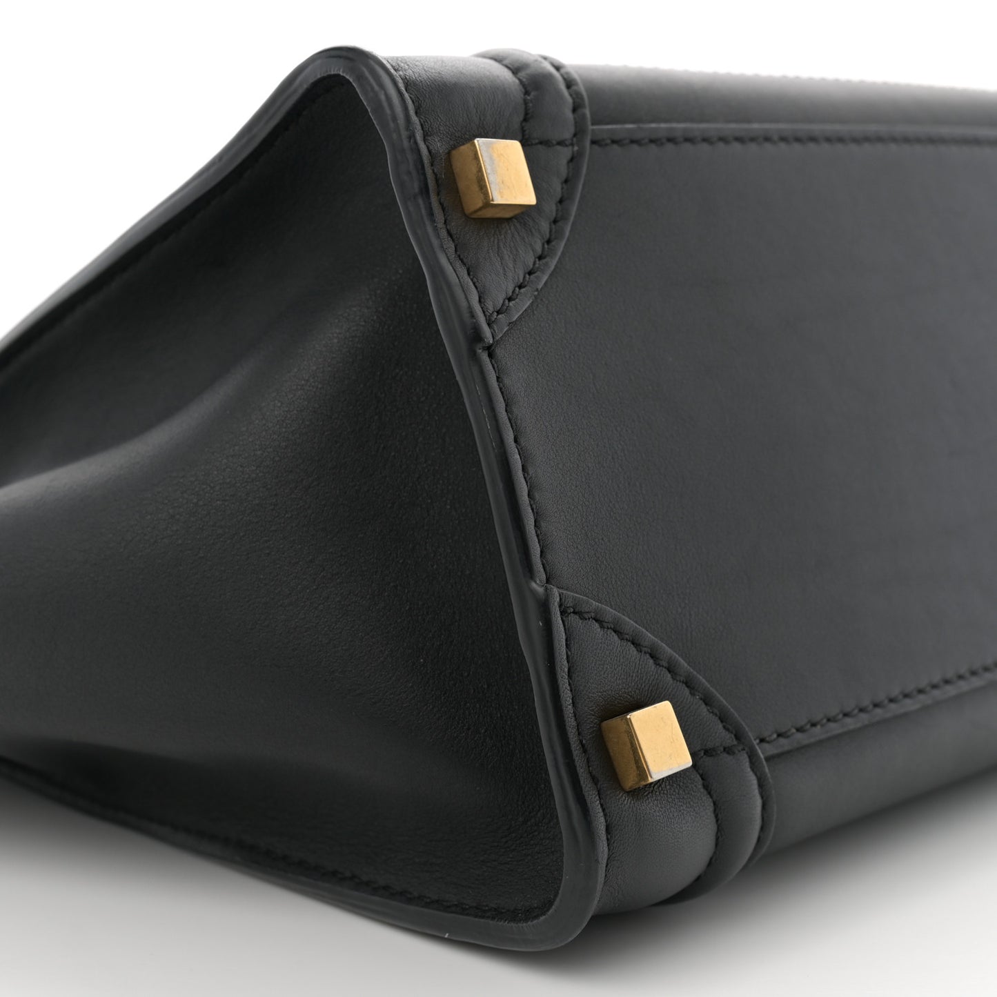 Smooth Calfskin Micro Luggage Black