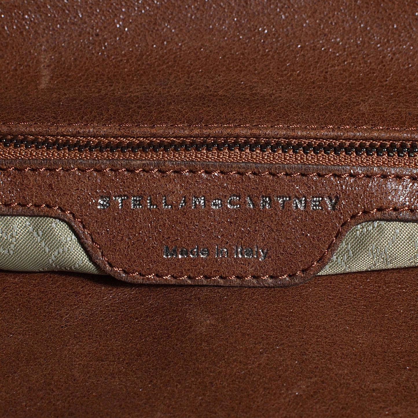 Shaggy Deer East West Falabella Tote Brown
