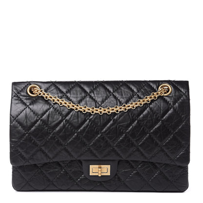 Chanel Aged Calfskin Quilted 2.55 Reissue 226 Flap Black 1 of 9