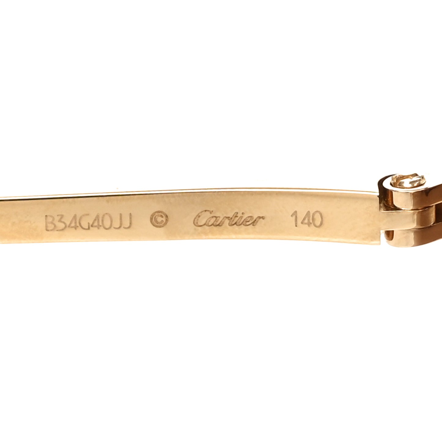 Panthere De Cartier Square Sunglasses CT0199S Gold
