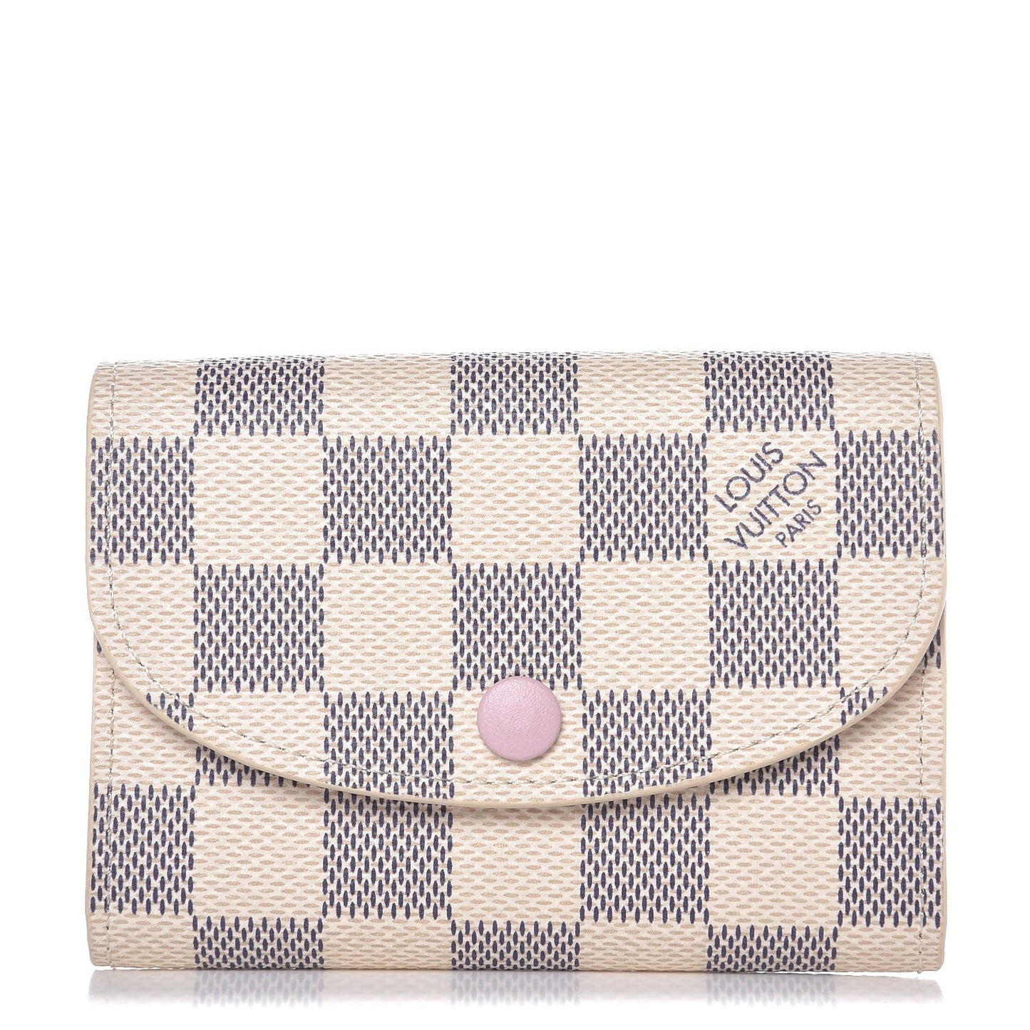 Damier Azur Rosalie Coin Purse Rose Ballerine