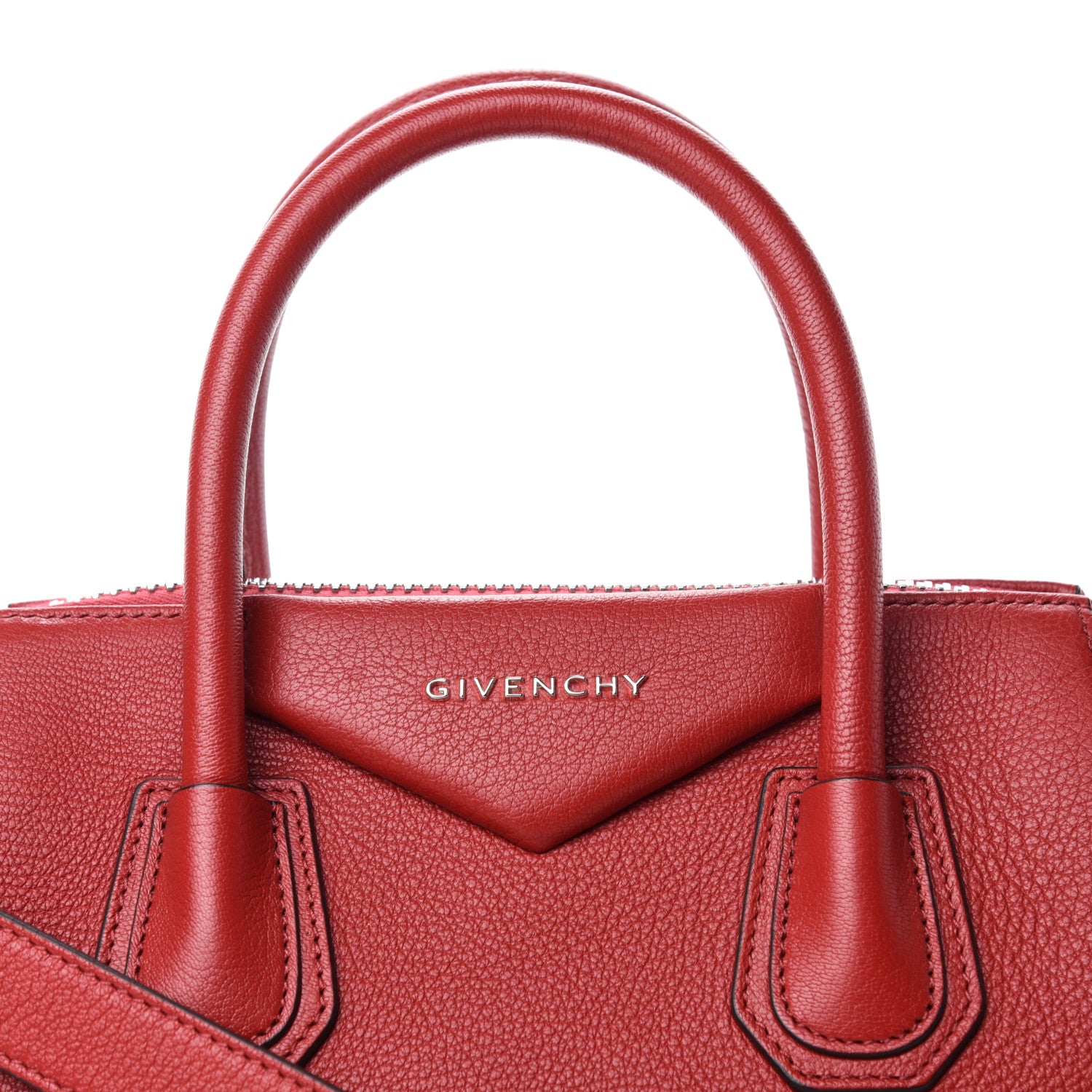 Givenchy Sugar Goatskin Small Antigona Bright Red 14 of 14