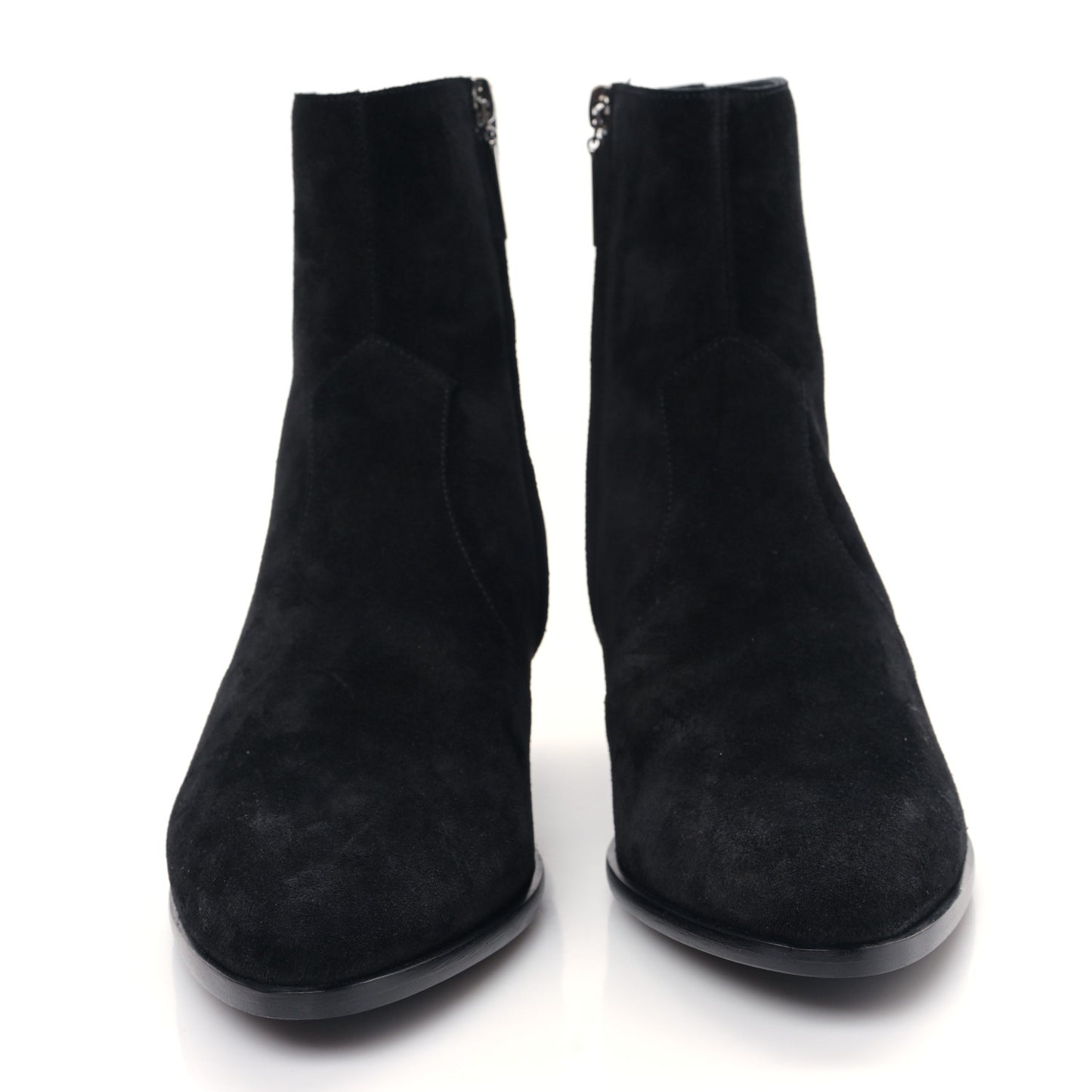 Suede Chelsea Boots 38.5 Black