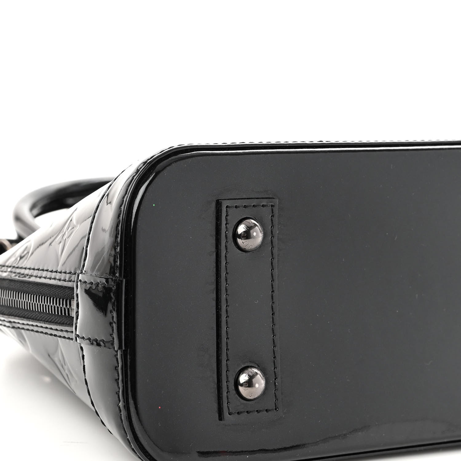 Louis Vuitton Vernis Alma BB Noir Magnetique 8 of 9