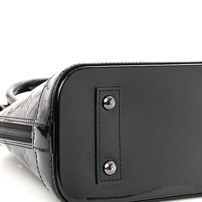 Louis Vuitton Vernis Alma BB Noir Magnetique 8 of 9
