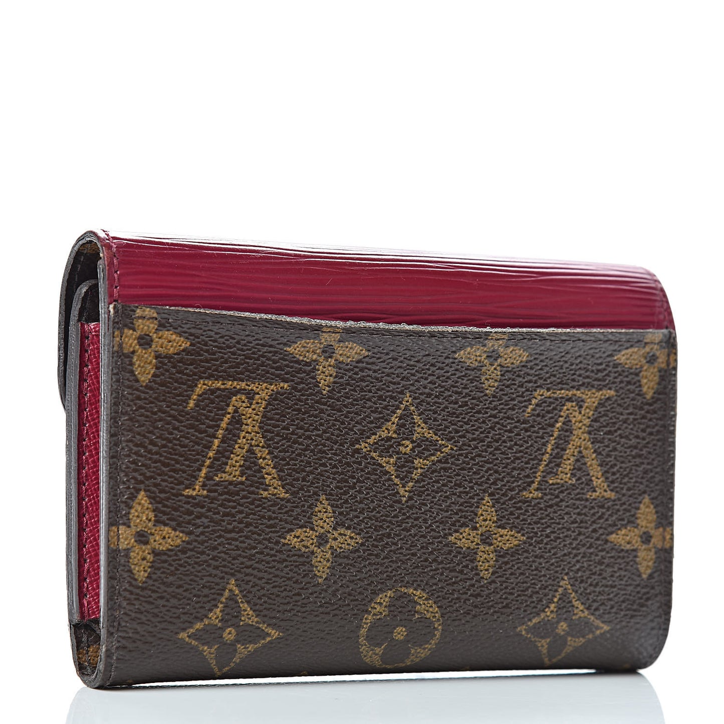 Epi Monogram Marie-Lou Compact Wallet Fuchsia