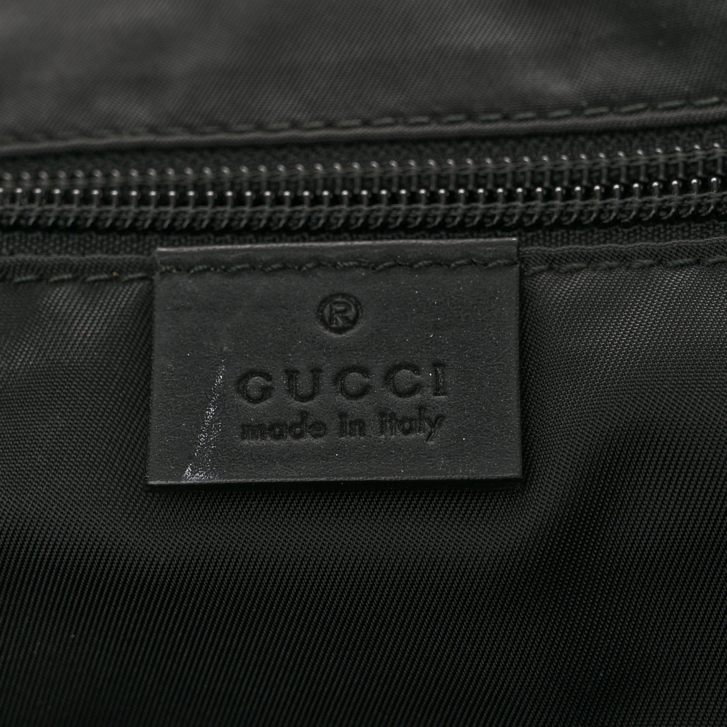 Rubber Guccissima Medium Messenger Bag Black