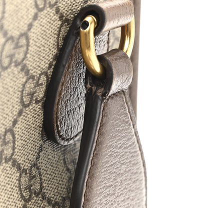 Gucci GG Supreme Monogram Web Medium Neo Vintage Flap Messenger Bag Beige New Acero 14 of 15