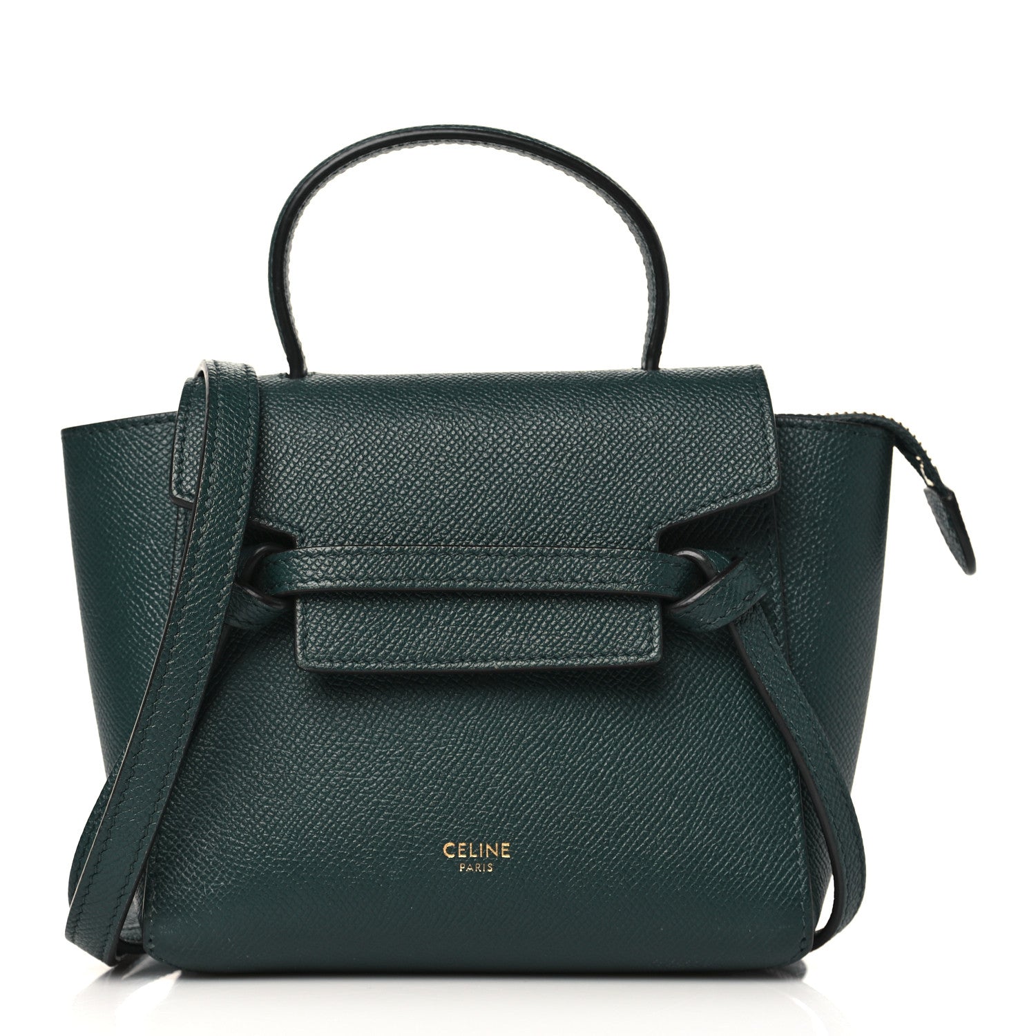 Celine Grained Calfskin Pico Belt Bag Amazone 1 of 10