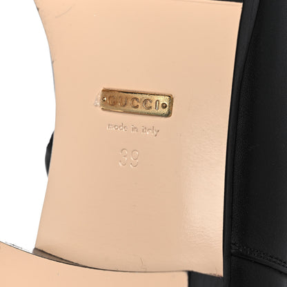 Gucci Calfskin Buttons Lifford Knee High Boots 39 Black 7 of 9