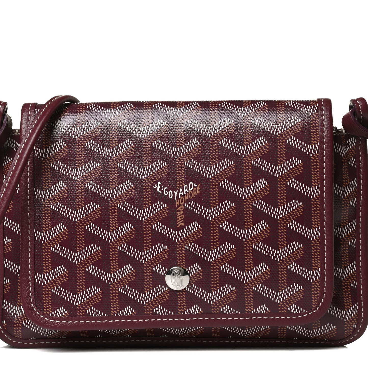 Goyardine Plumet Wallet Clutch Burgundy
