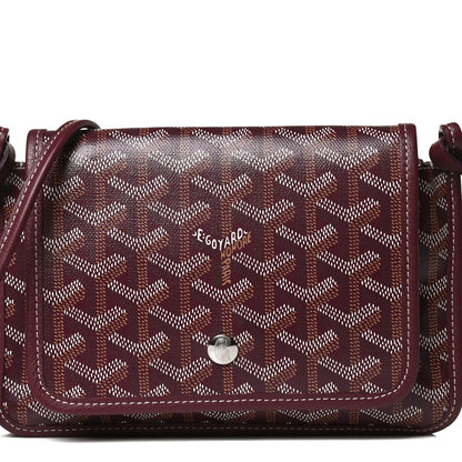 Goyard Goyardine Plumet Wallet Clutch Burgundy 7 of 12