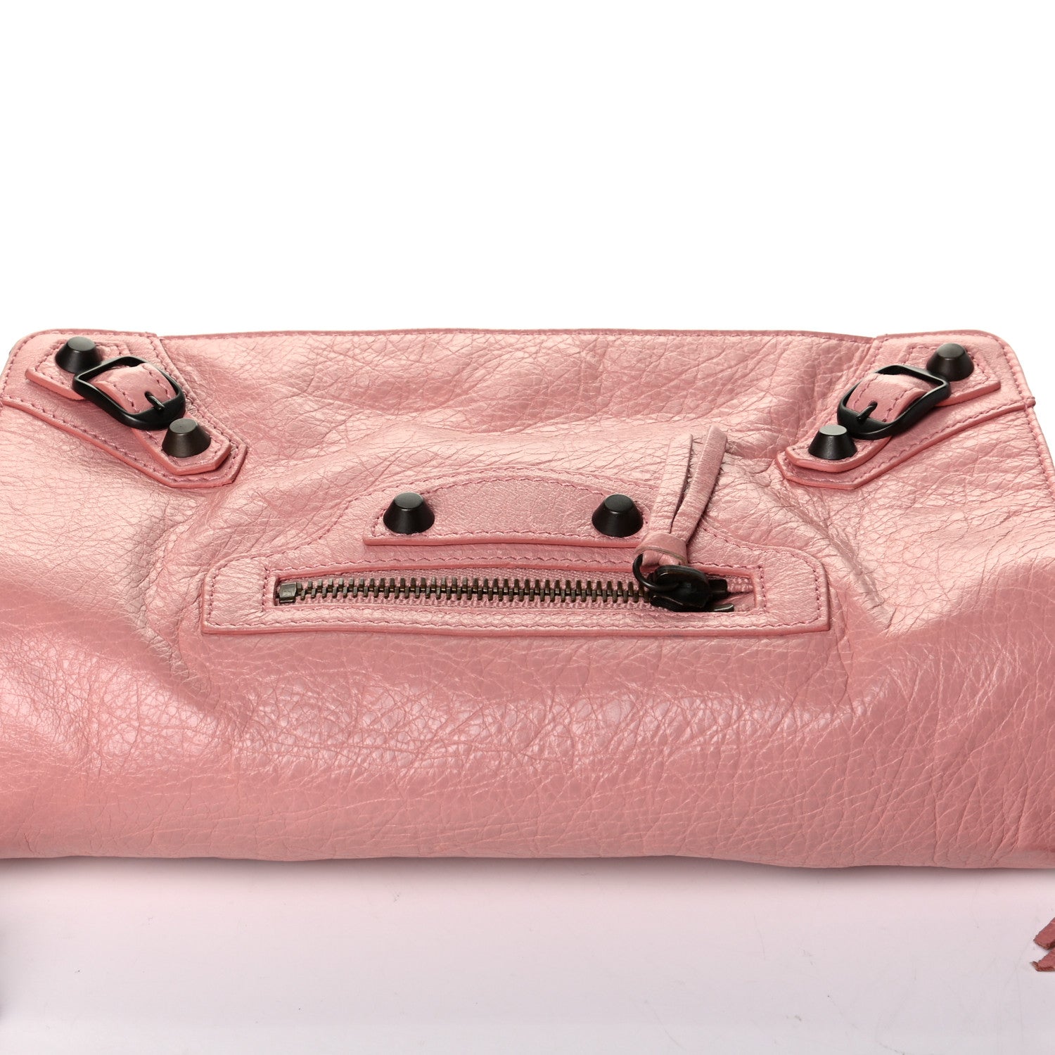 Balenciaga Agneau Classic Hardware Tool Kit Crossbody Rose Peche 6 of 6