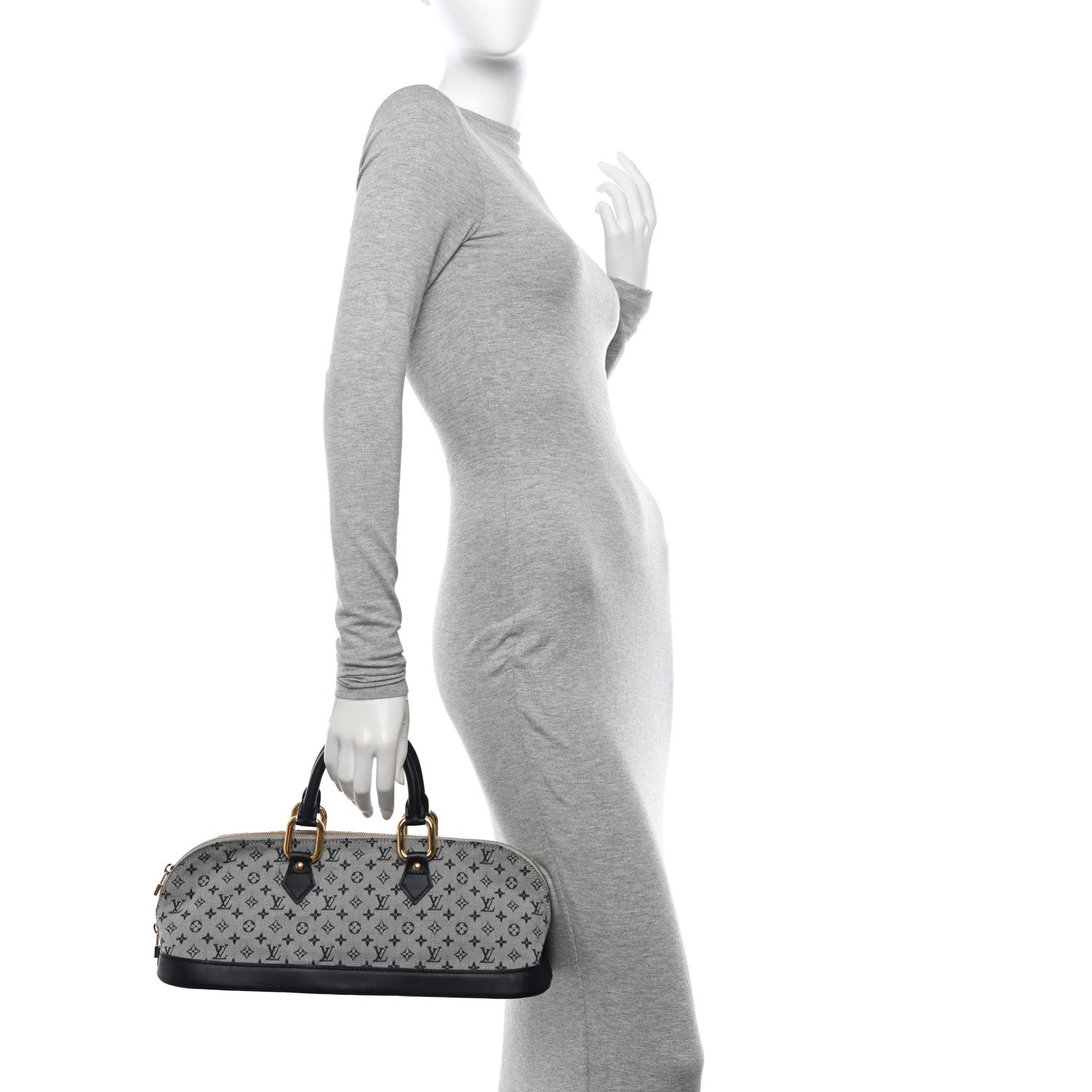 Louis Vuitton Mini Monogram Alma Long Blue 2 of 9