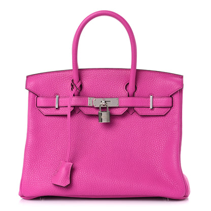 Hermes Taurillon Clemence Birkin 30 Magnolia 1 of 11