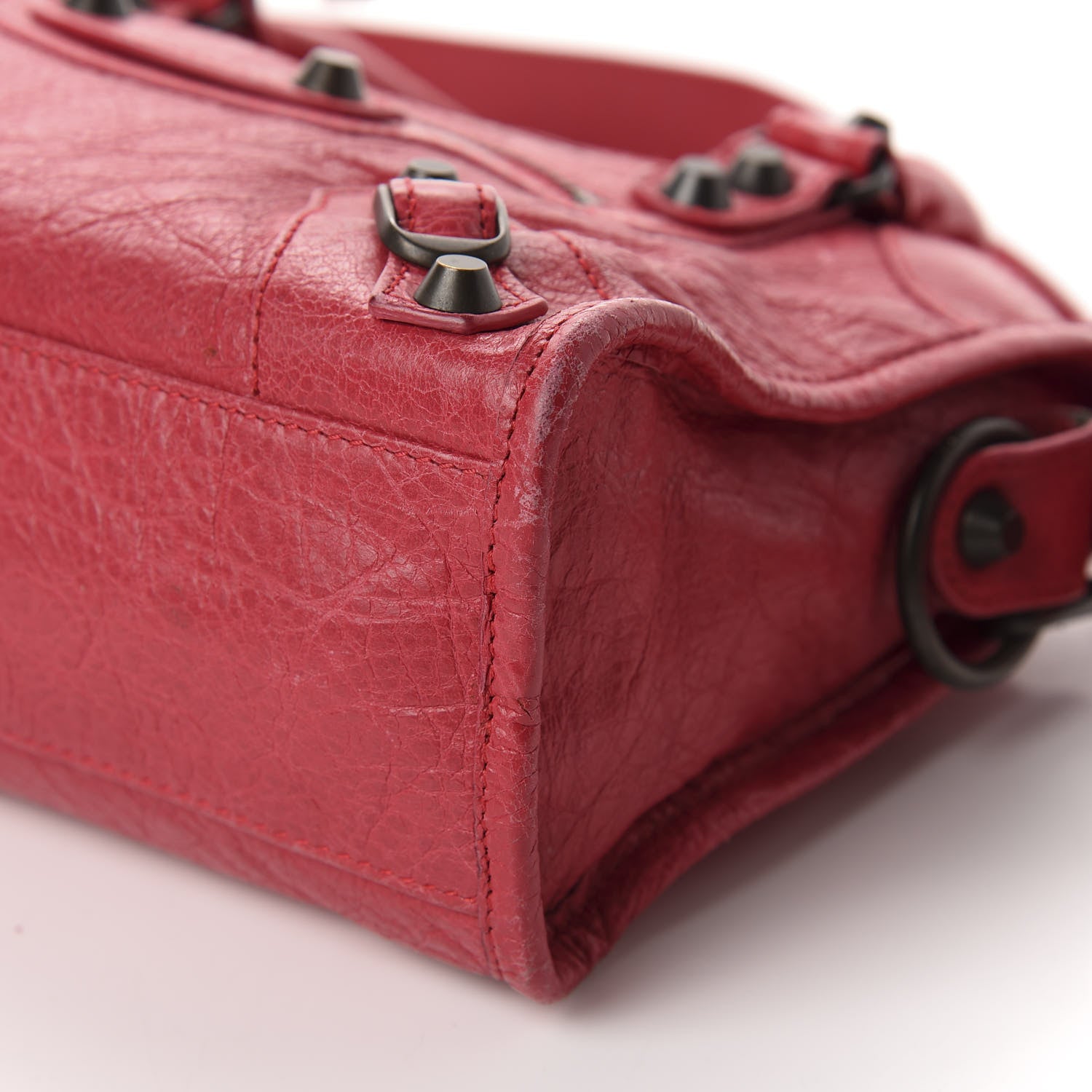 Balenciaga Agneau Classic Hardware Mini City Rose Thulian 7 of 12