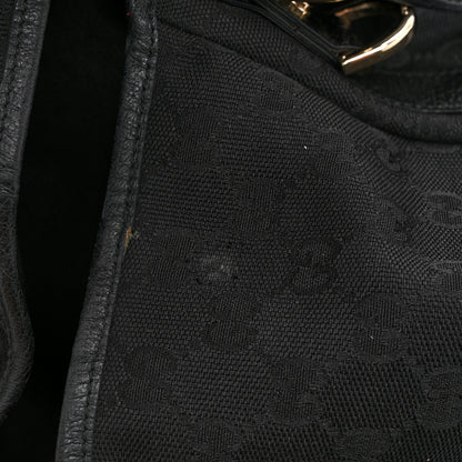 Gucci Monogram Medium Abbey Shoulder Bag Black 11 of 12