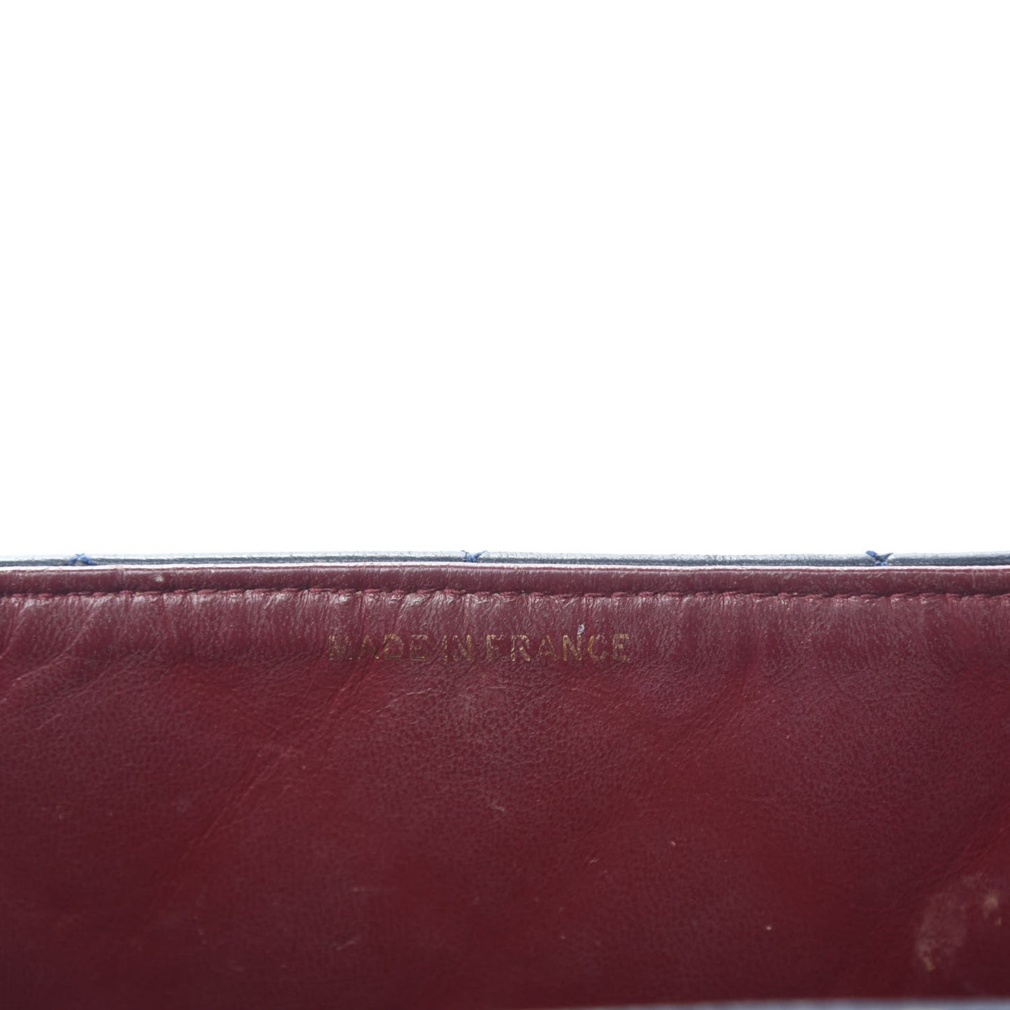 Lambskin Quilted Small Single Flap Bag Navy