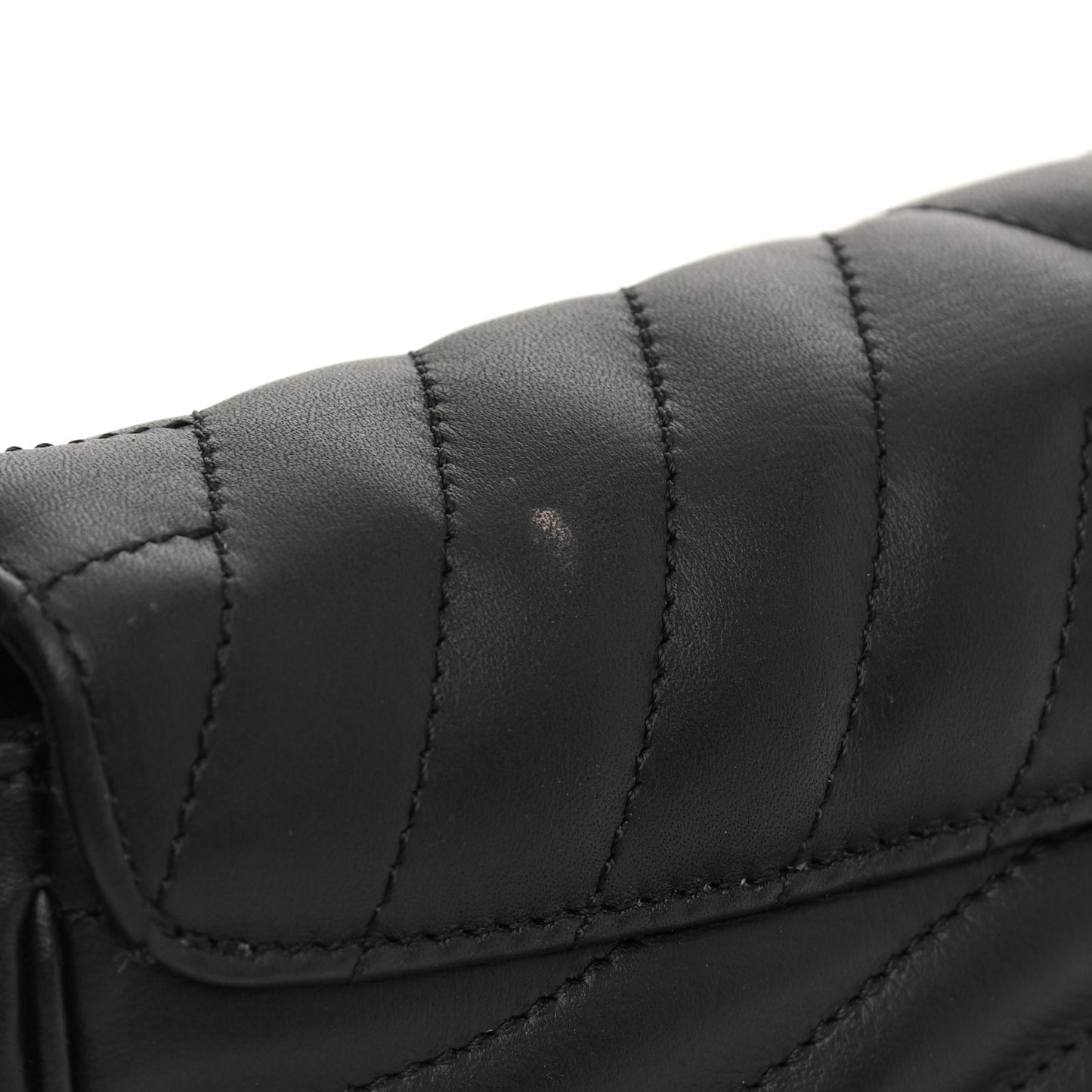 Calfskin New Wave Chain Pochette Black