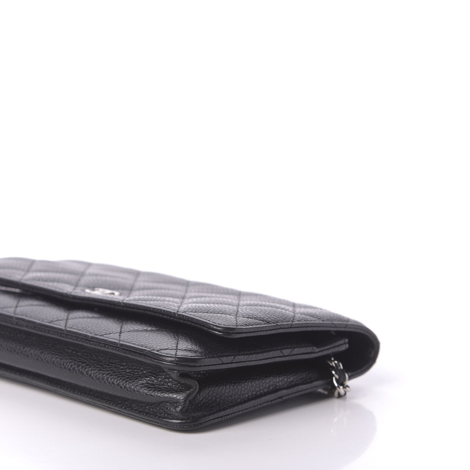Chanel Caviar Quilted Wallet On Chain WOC Black 7 of 12