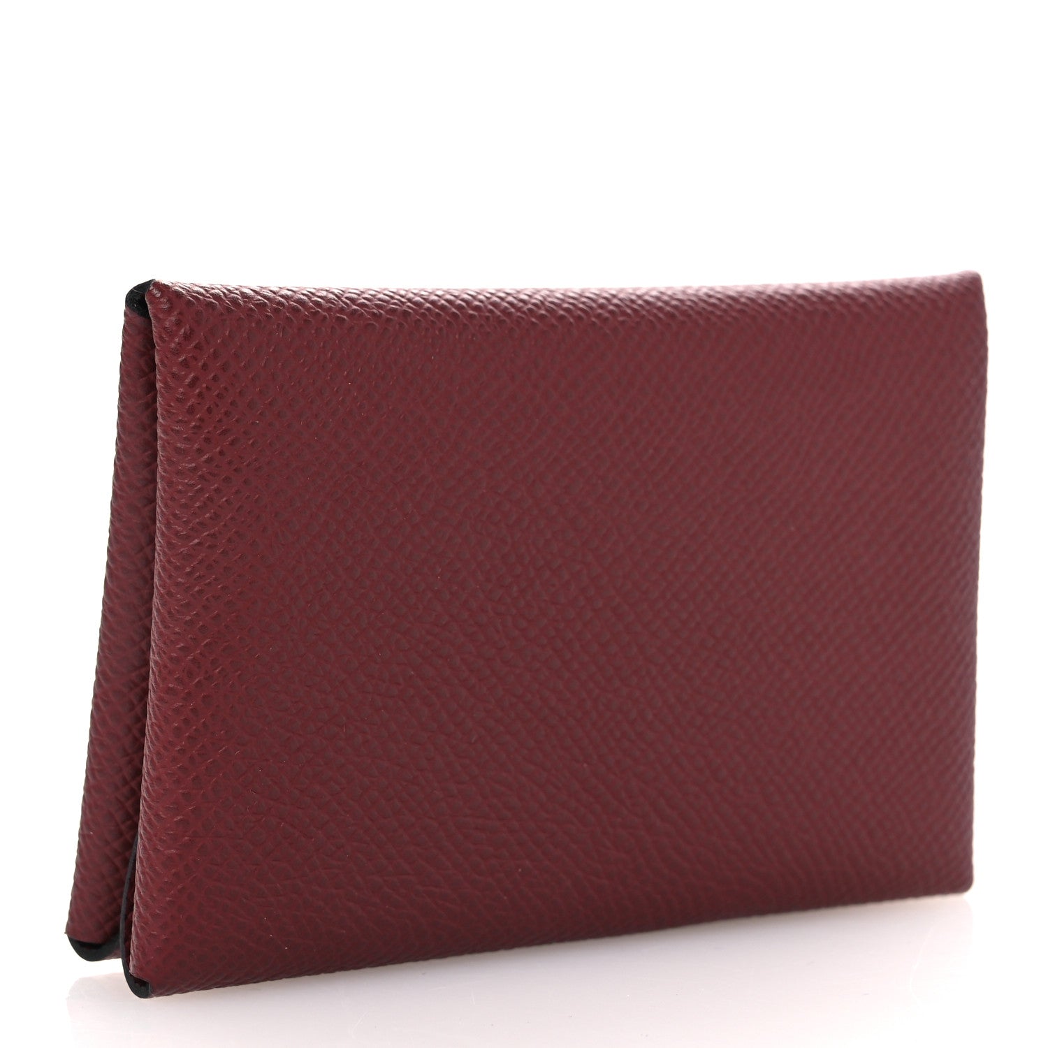 Hermes Epsom Calvi Duo Card Case Rouge H 3 of 9