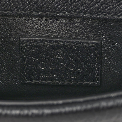 Gucci Jacquard Black Denim GG Monogram Super Mini Dionysus Shoulder Bag Black Ivory 6 of 9