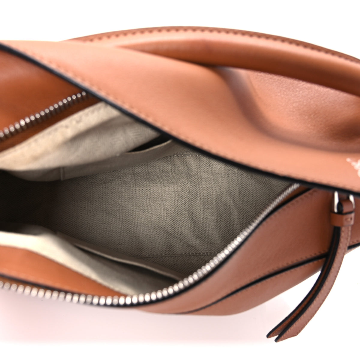 Calfskin Small Puzzle Bag Tan