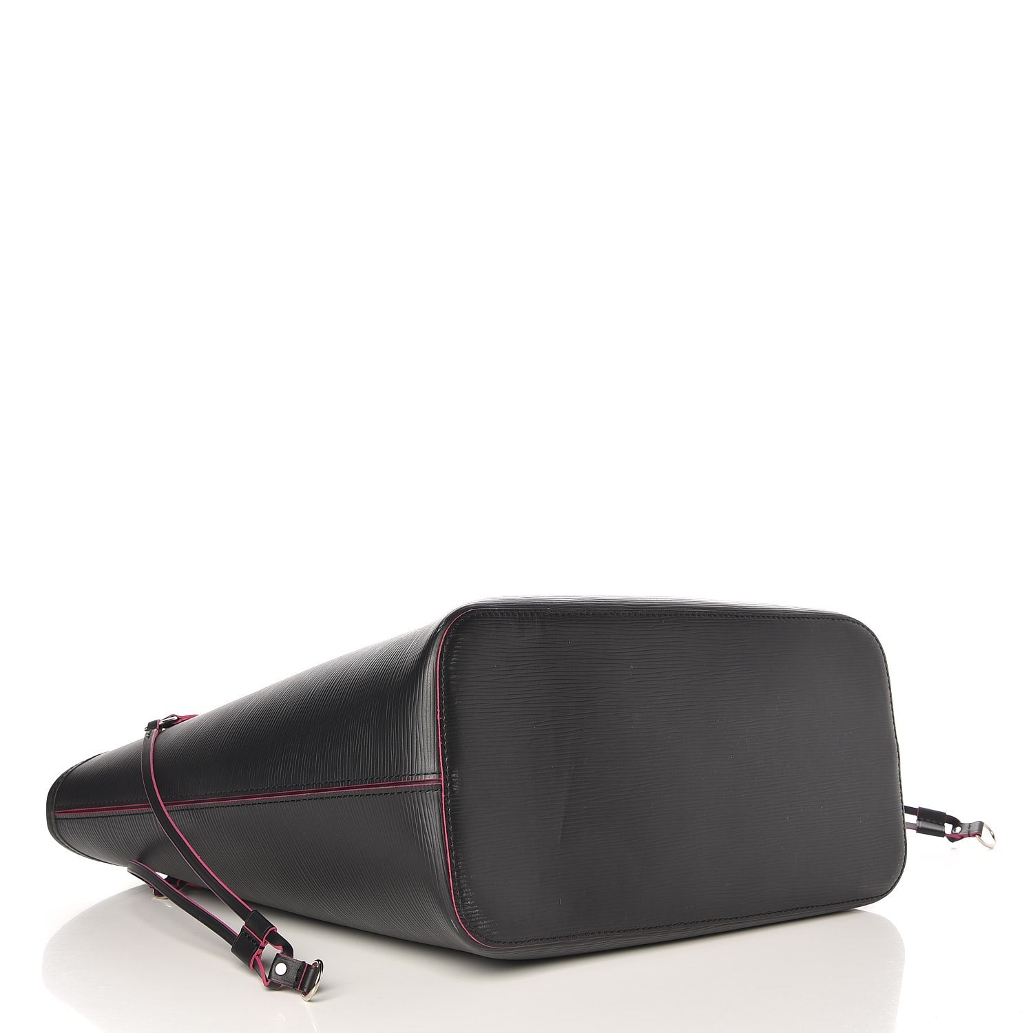 Louis Vuitton Epi Neverfull MM Black Hot Pink 4 of 7