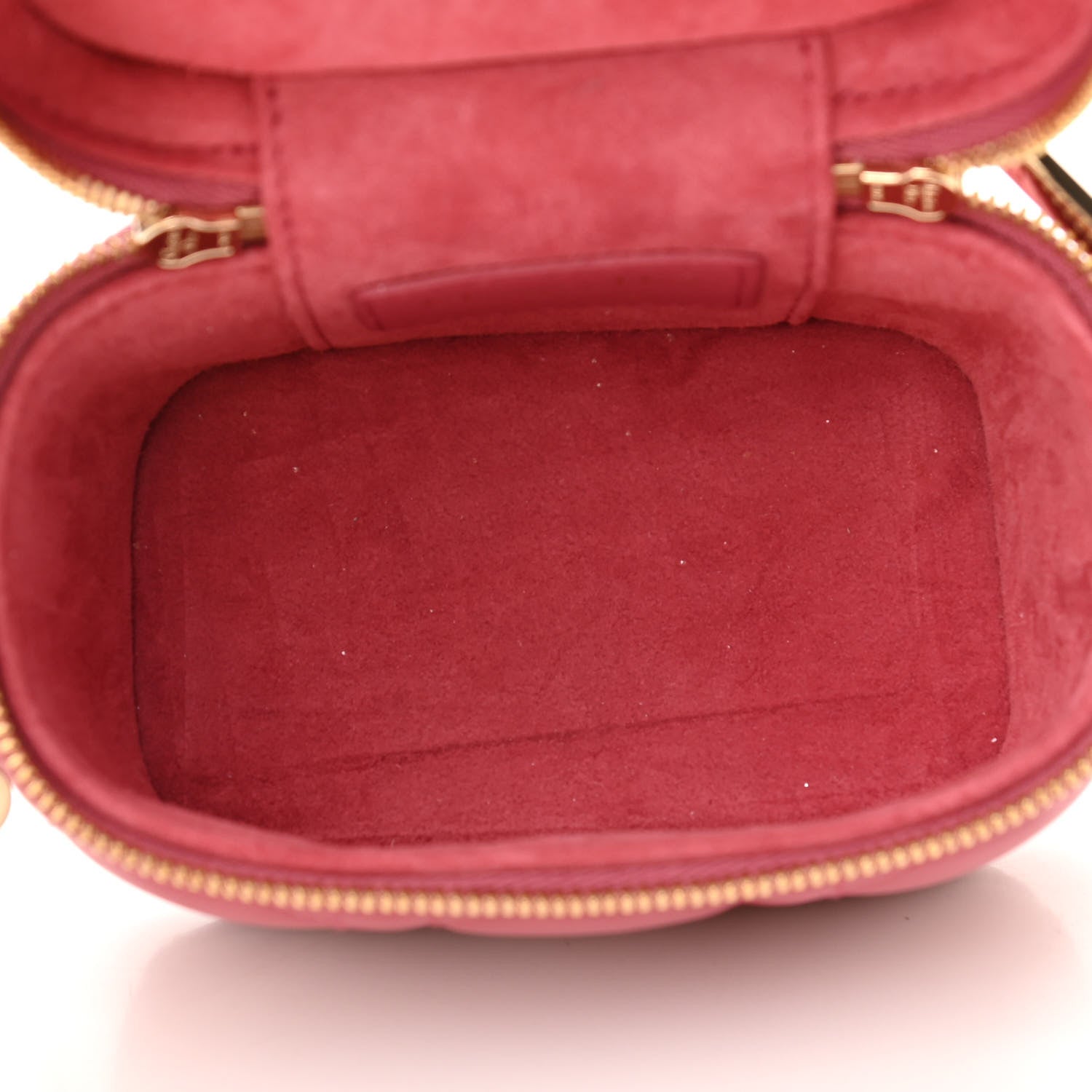 Christian Dior Lambskin Cannage Micro Vanity Case Strawberry Pink 6 of 11