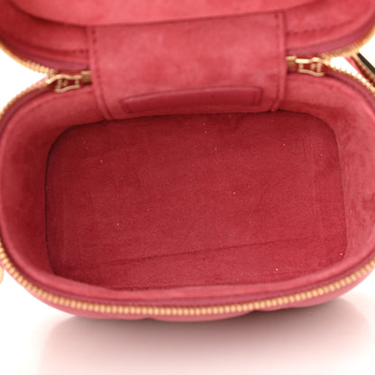 Christian Dior Lambskin Cannage Micro Vanity Case Strawberry Pink 6 of 11