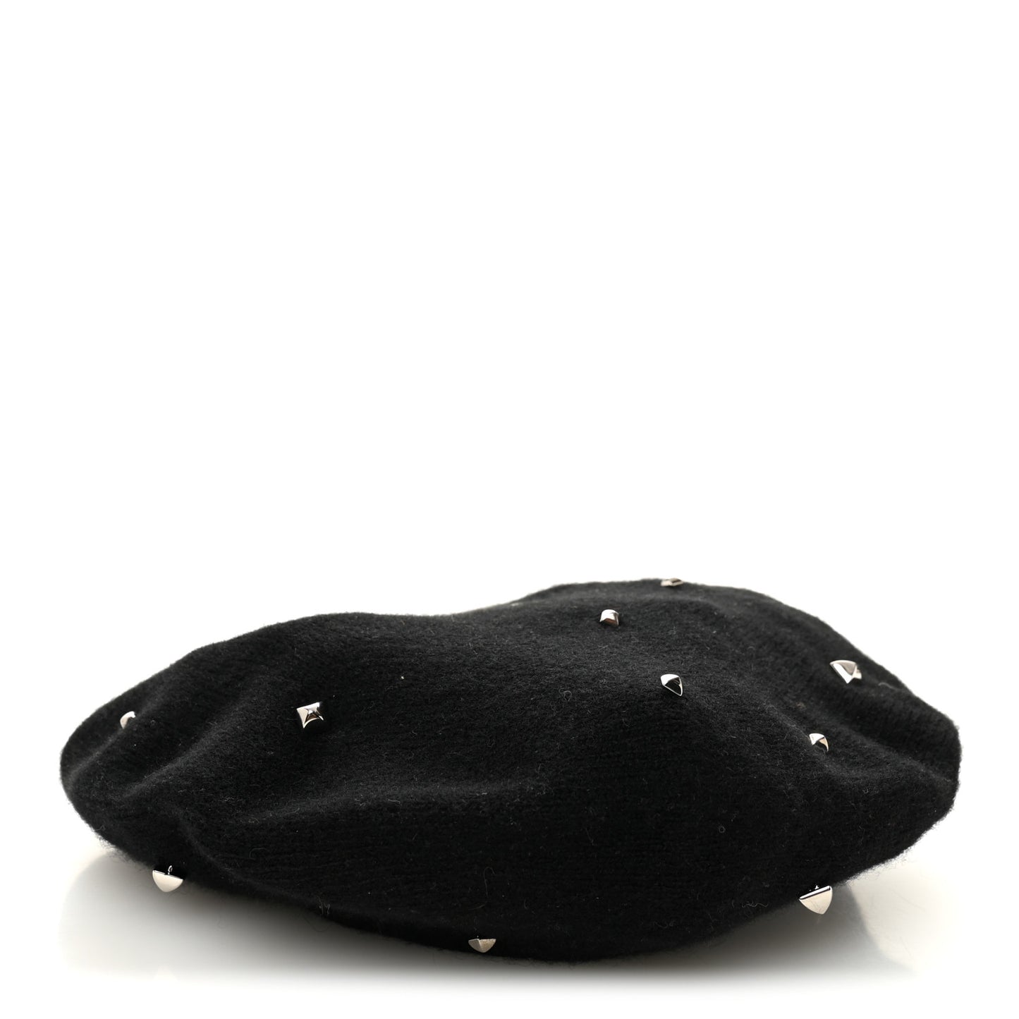 Cashmere Medor Studded Darling Beret S Black
