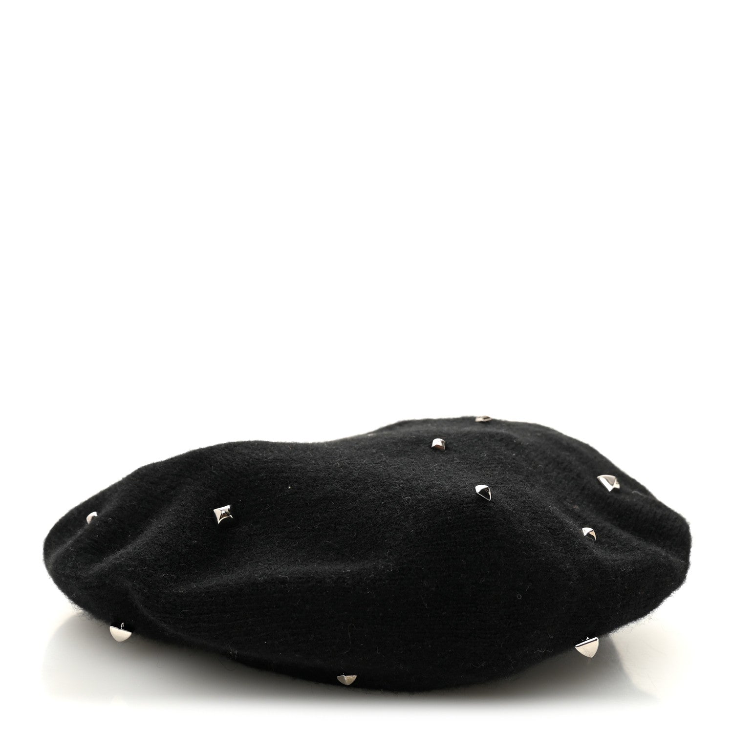 Hermes Cashmere Medor Studded Darling Beret S Black 1 of 9