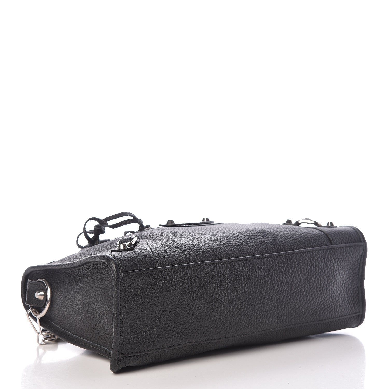 Balenciaga Vibrato Calfskin Classic Silver Hardware S City Black 5 of 14